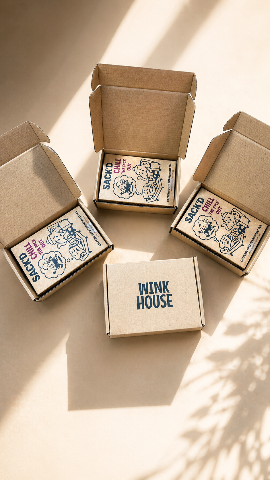 SACK’D Chill the F*ck Out – Caffeine-Free Peppermint Tea